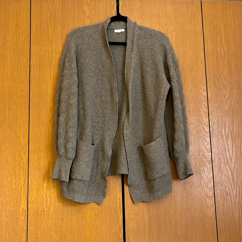 Brown cardigan